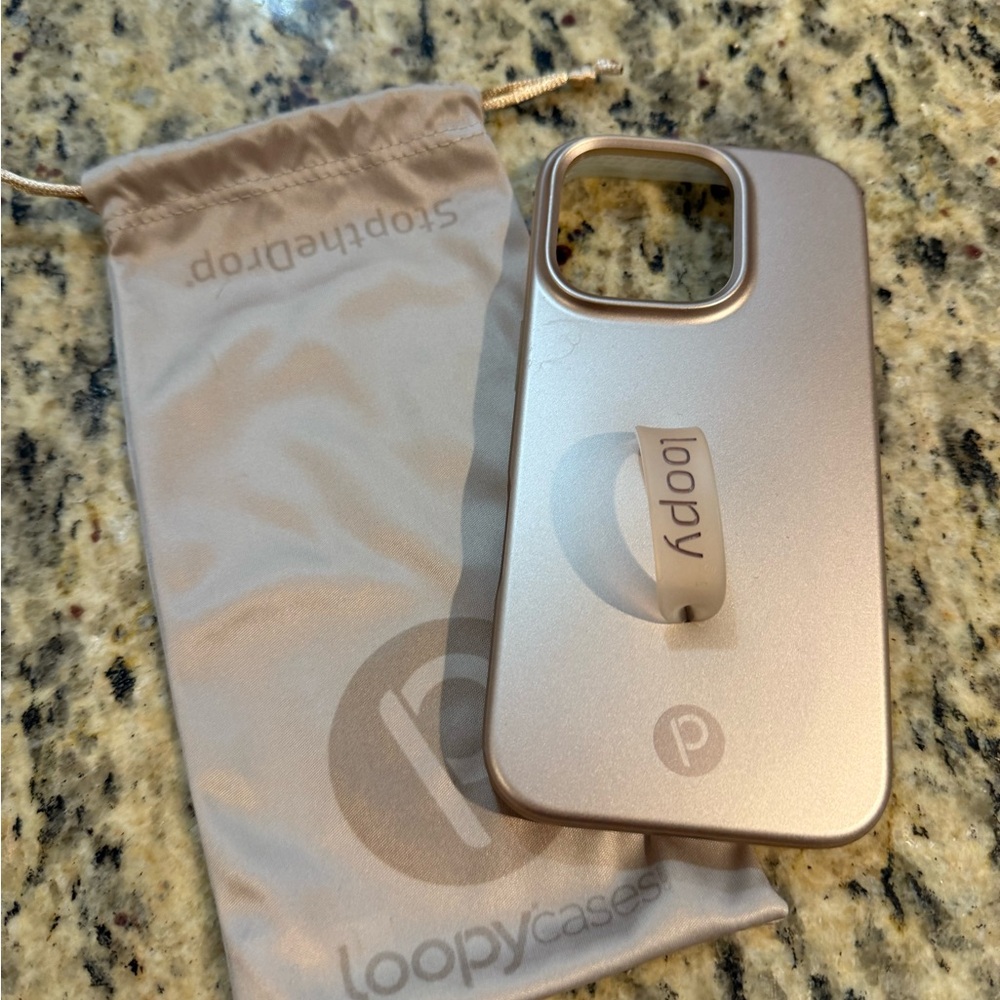 Desert Metallic iPhone 16 pro Loopy Case